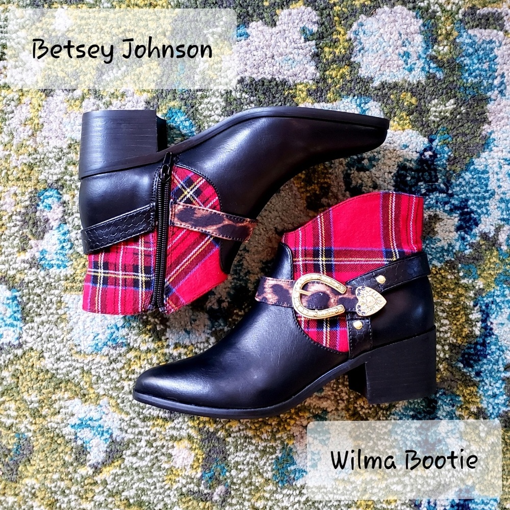 NEW Betsey Johnson Wilma Western Bootie
